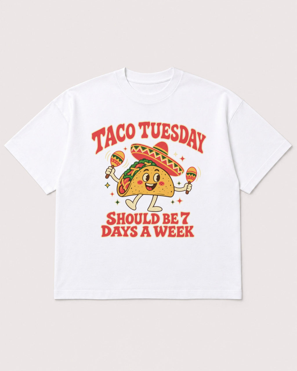 Mockup Boxy Heavyweight Tee White product