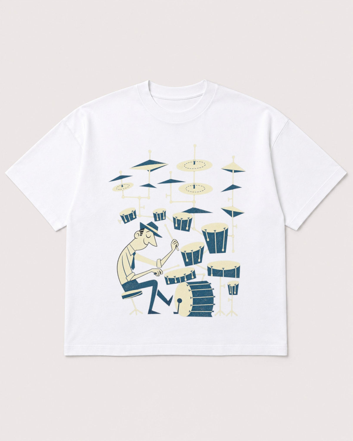 Mockup Boxy Heavyweight Tee White product