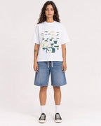 Mockup Boxy Heavyweight Tee White female full-body 06