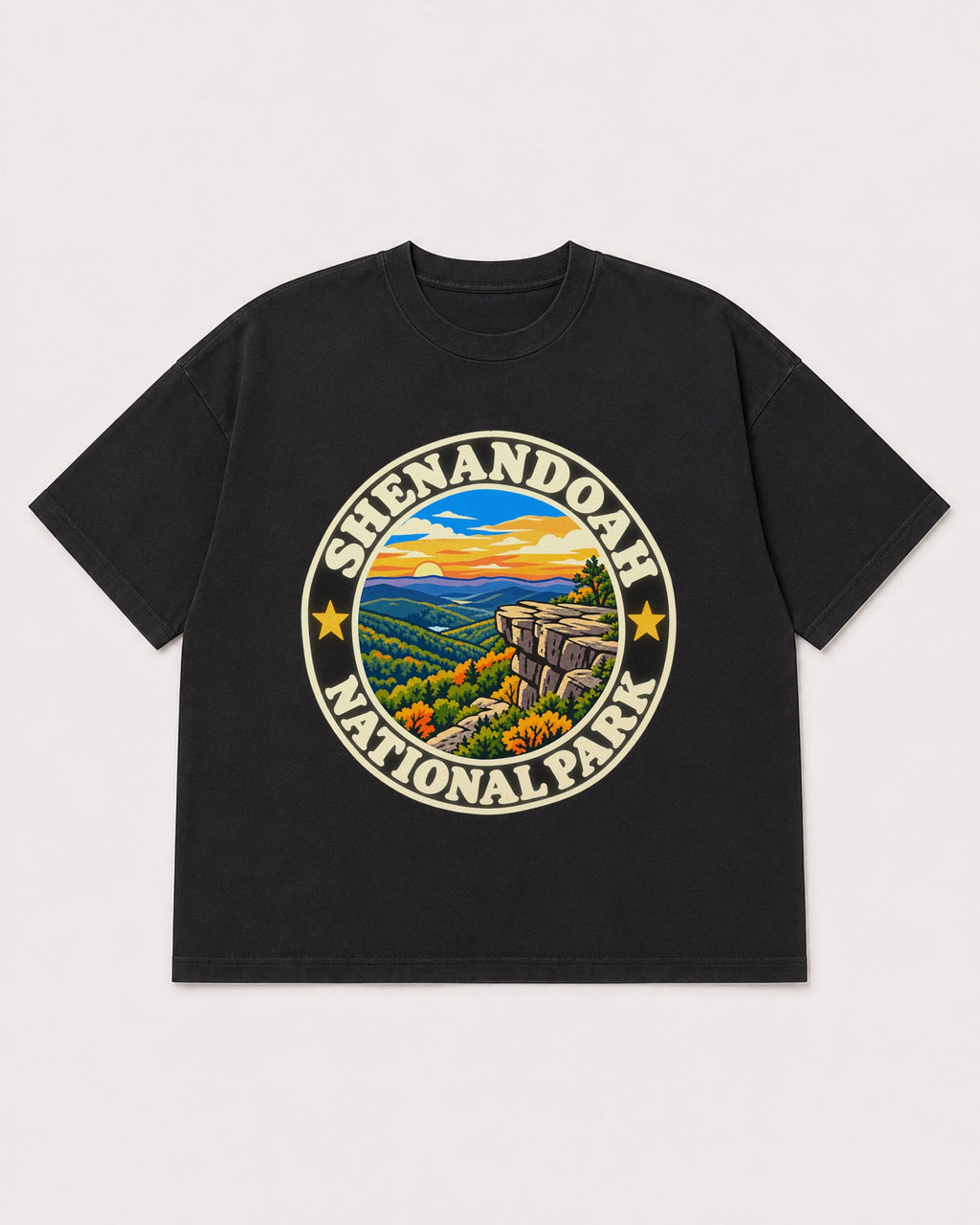 Mockup Boxy Heavyweight Tee Black product