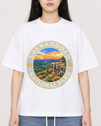 Mockup Boxy Heavyweight Tee White female close-up 01