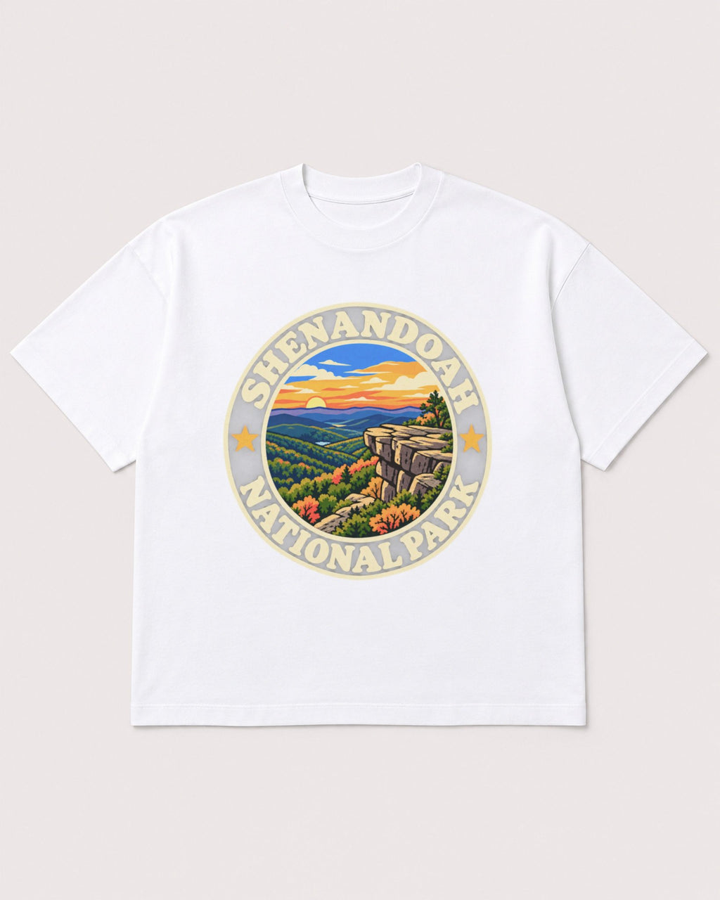 Mockup Boxy Heavyweight Tee White product