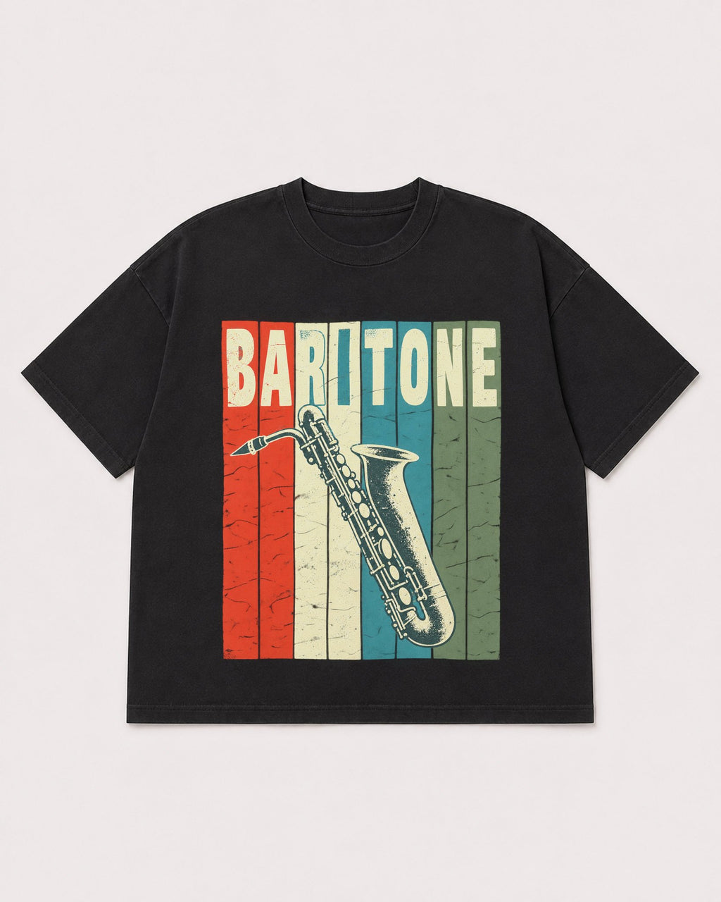 Mockup Boxy Heavyweight Tee Black product