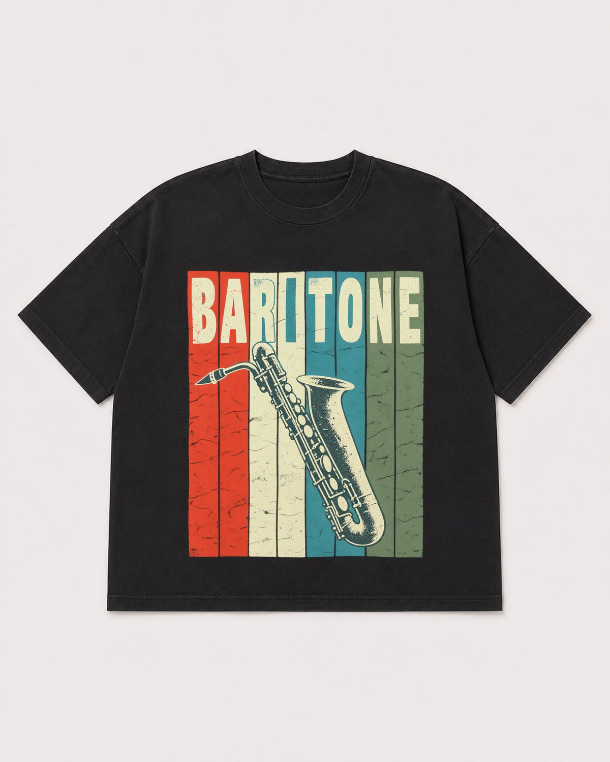 Mockup Boxy Heavyweight Tee Black product