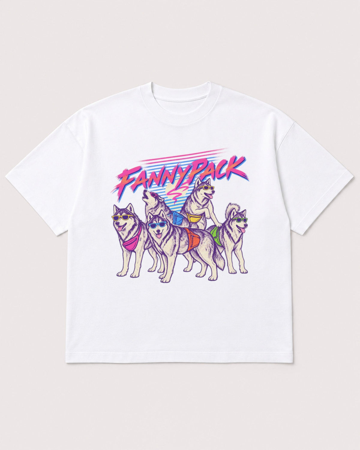 Mockup Boxy Heavyweight Tee White product