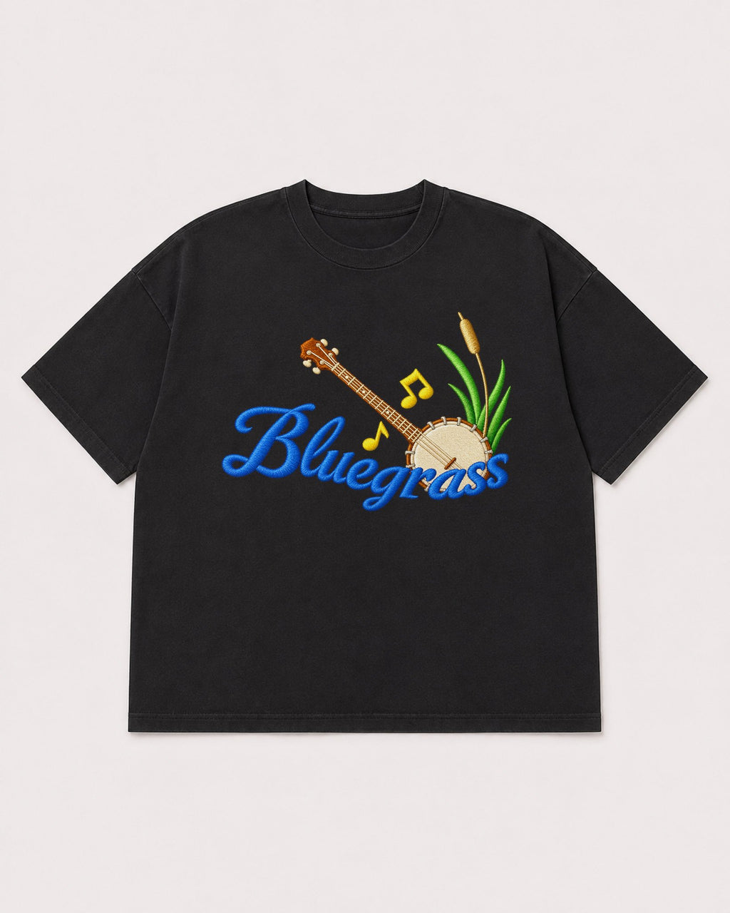 Mockup Boxy Heavyweight Tee Black product