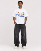 Mockup Boxy Heavyweight Tee White male full-body 05
