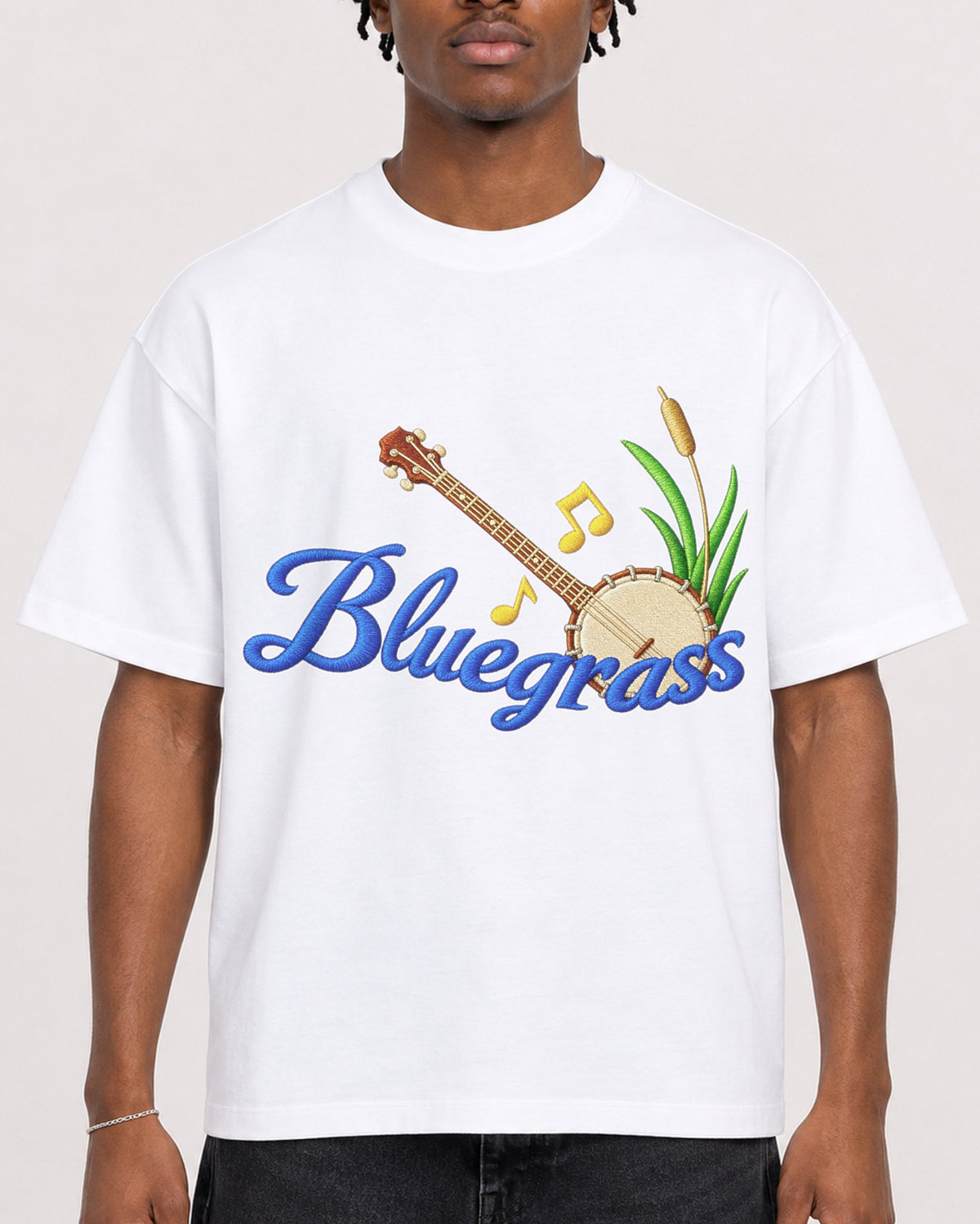 Mockup Boxy Heavyweight Tee White male close-up 05