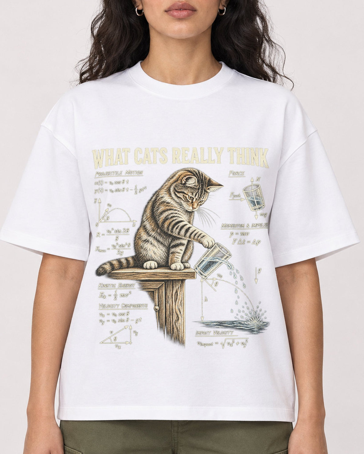 Mockup Boxy Heavyweight Tee White female close-up 07