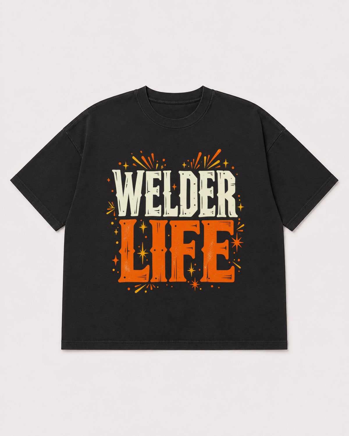 Mockup Boxy Heavyweight Tee Black product