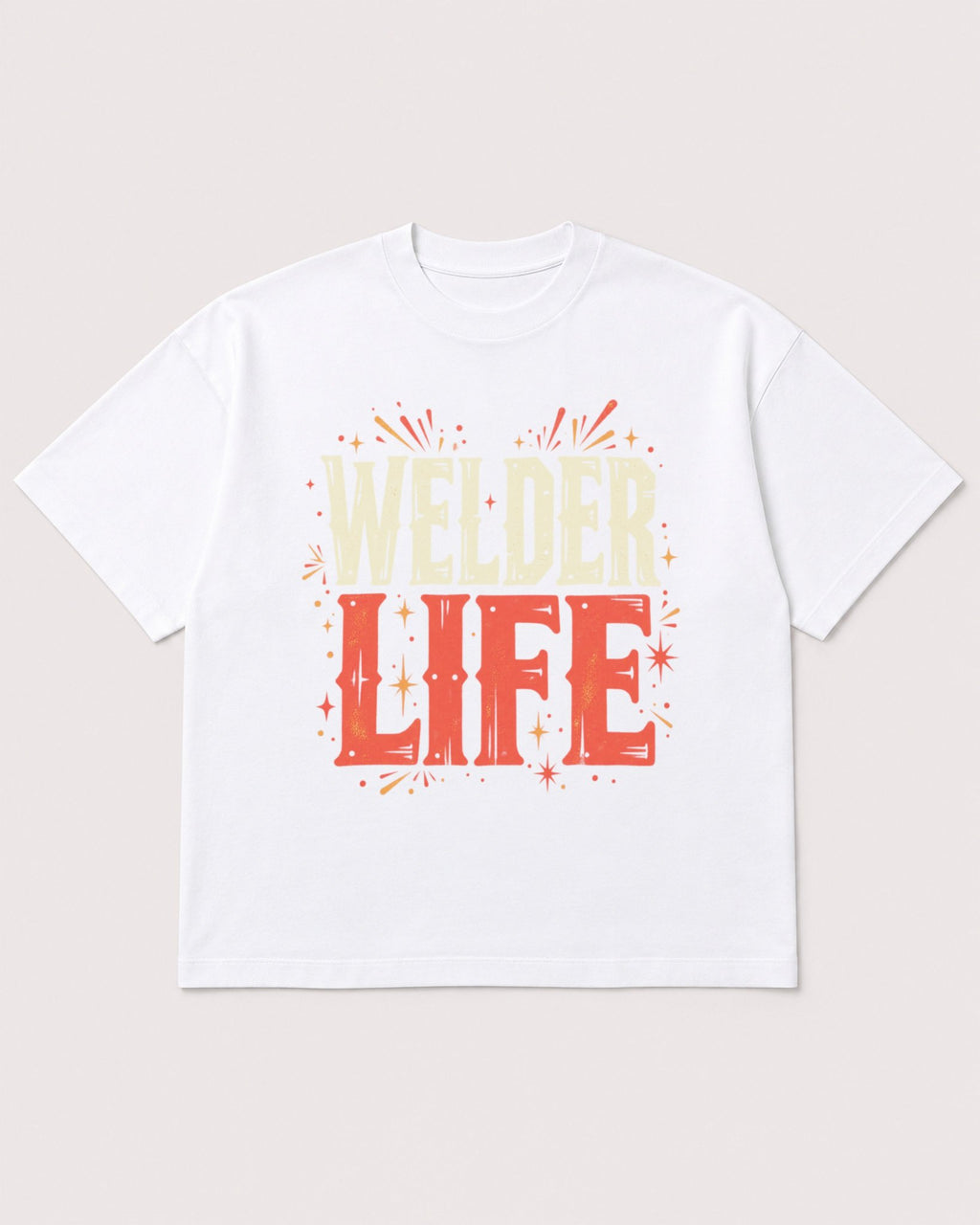 Mockup Boxy Heavyweight Tee White product