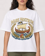 Mockup Boxy Heavyweight Tee White female close-up 07