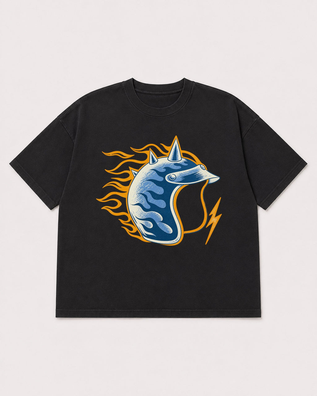 Mockup Boxy Heavyweight Tee Black product