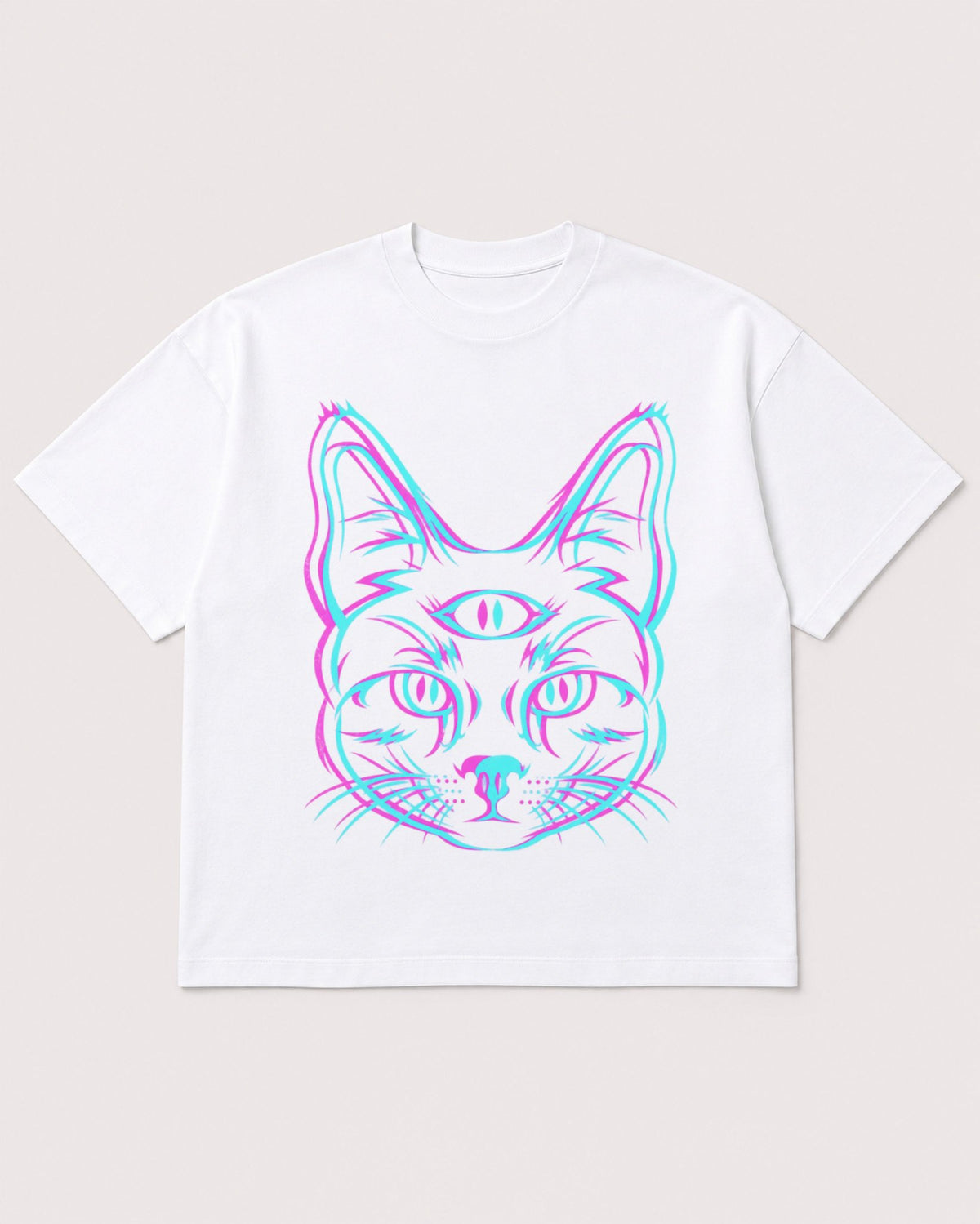 Mockup Boxy Heavyweight Tee White product