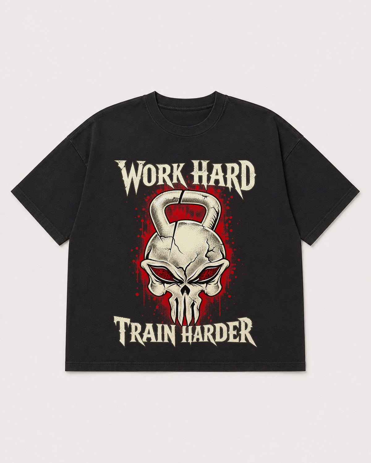 Mockup Boxy Heavyweight Tee Black product