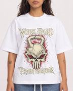 Mockup Boxy Heavyweight Tee White female close-up 06