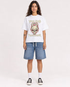 Mockup Boxy Heavyweight Tee White female full-body 06