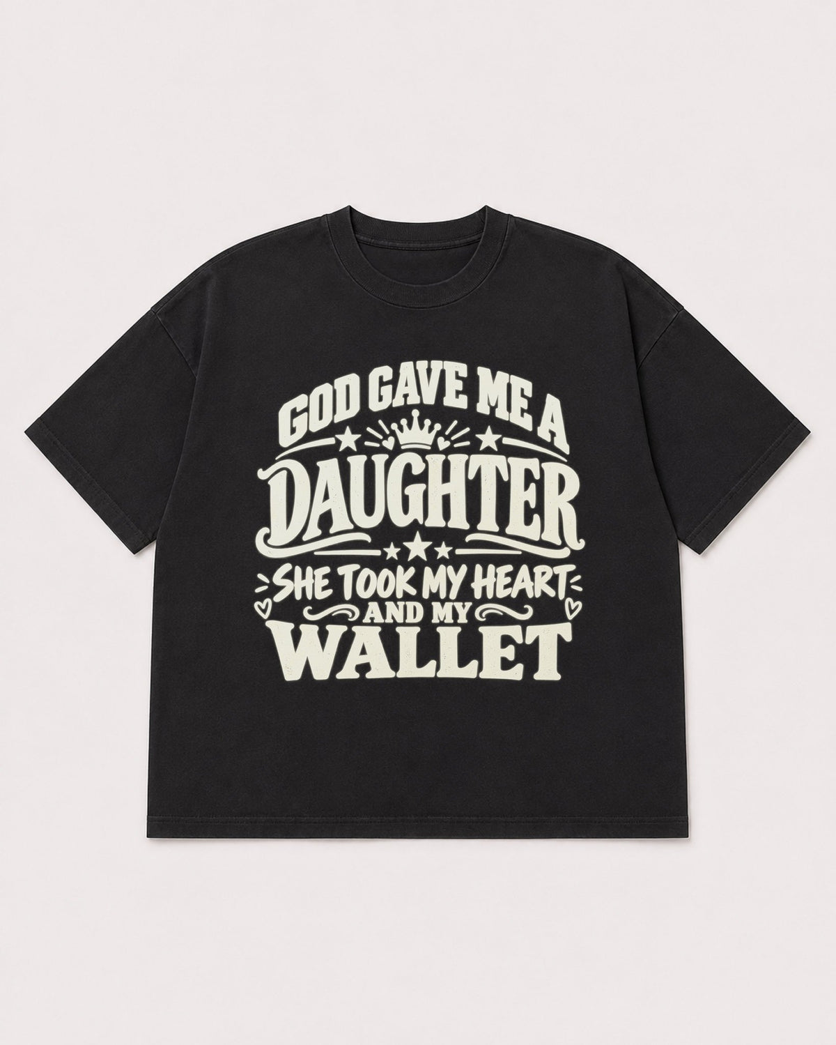 Mockup Boxy Heavyweight Tee Black product
