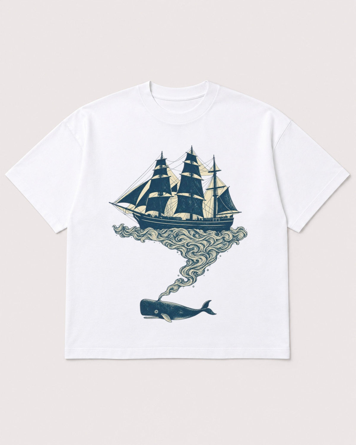 Mockup Boxy Heavyweight Tee White product