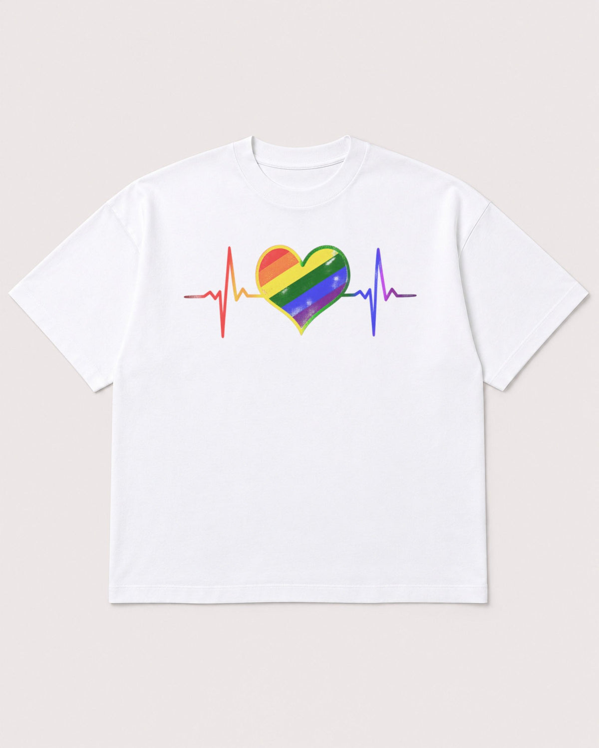 Mockup Boxy Heavyweight Tee White product