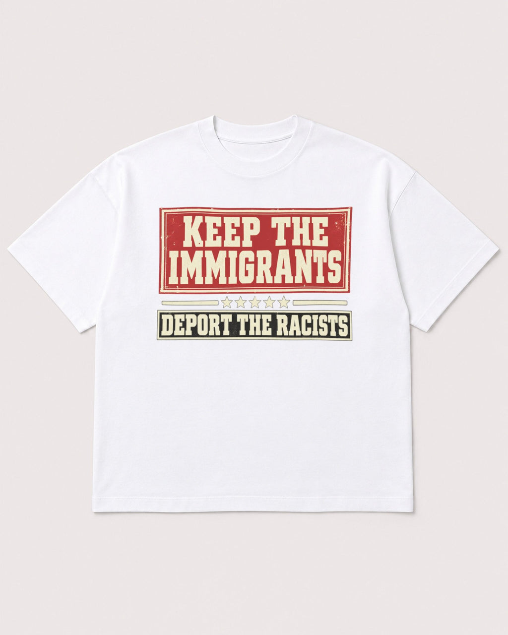 Mockup Boxy Heavyweight Tee White product