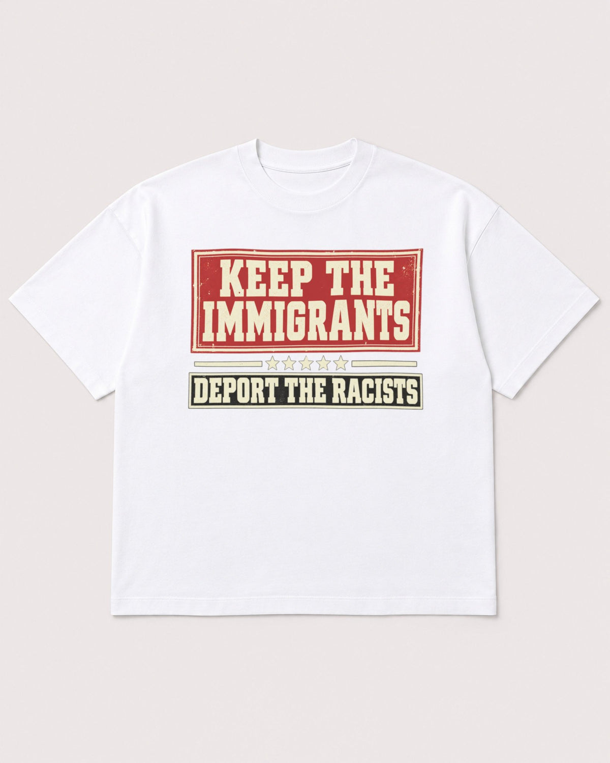 Mockup Boxy Heavyweight Tee White product