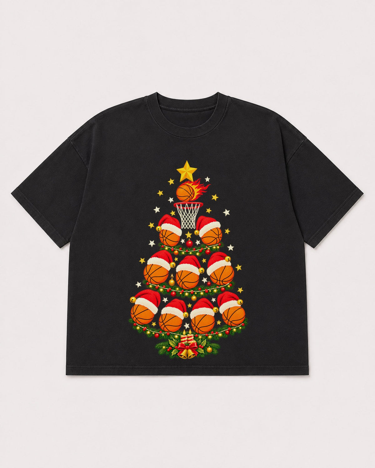 Mockup Boxy Heavyweight Tee Black product