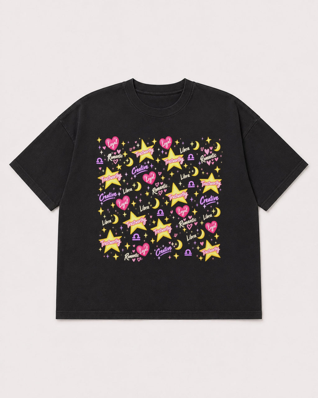 Mockup Boxy Heavyweight Tee Black product