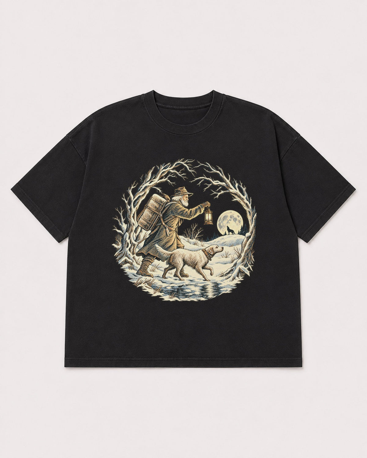 Mockup Boxy Heavyweight Tee Black product