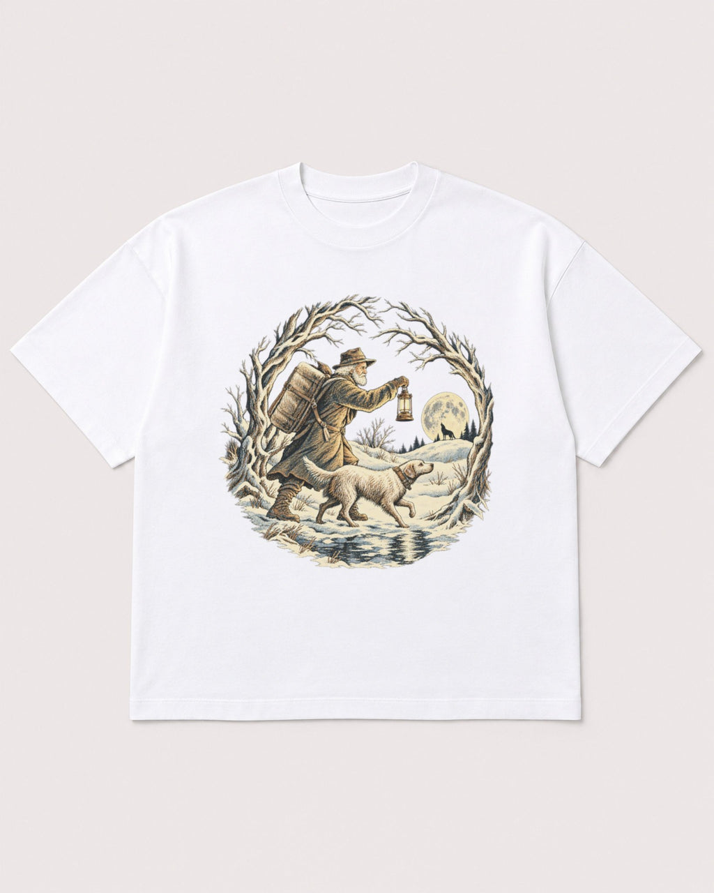 Mockup Boxy Heavyweight Tee White product