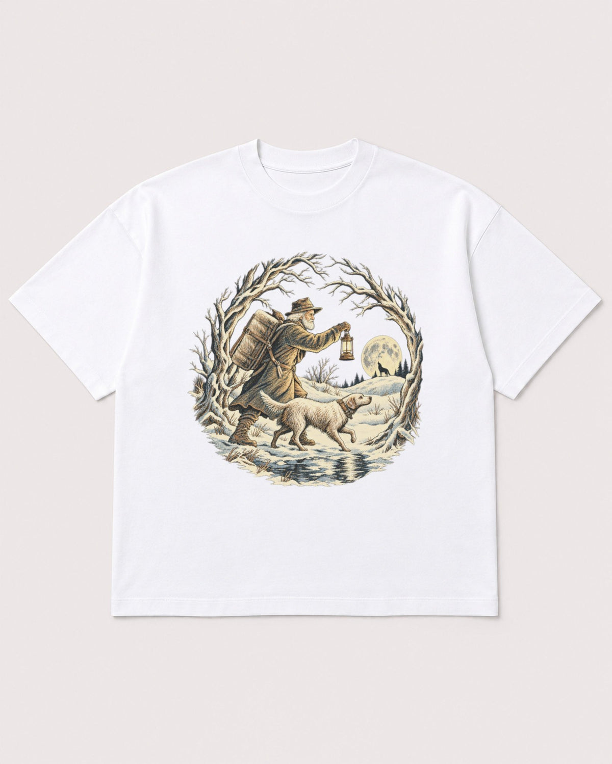 Mockup Boxy Heavyweight Tee White product