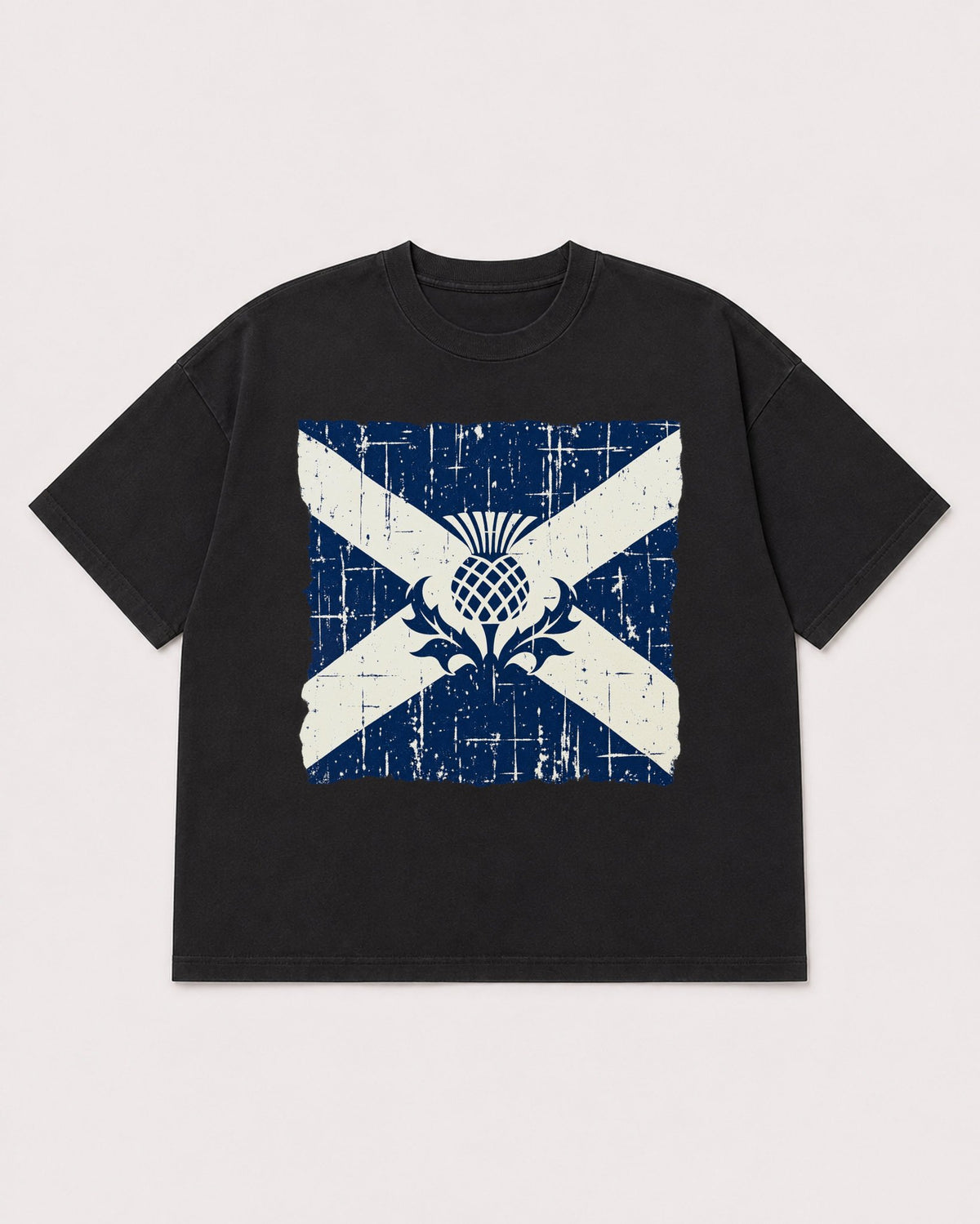 Mockup Boxy Heavyweight Tee Black product