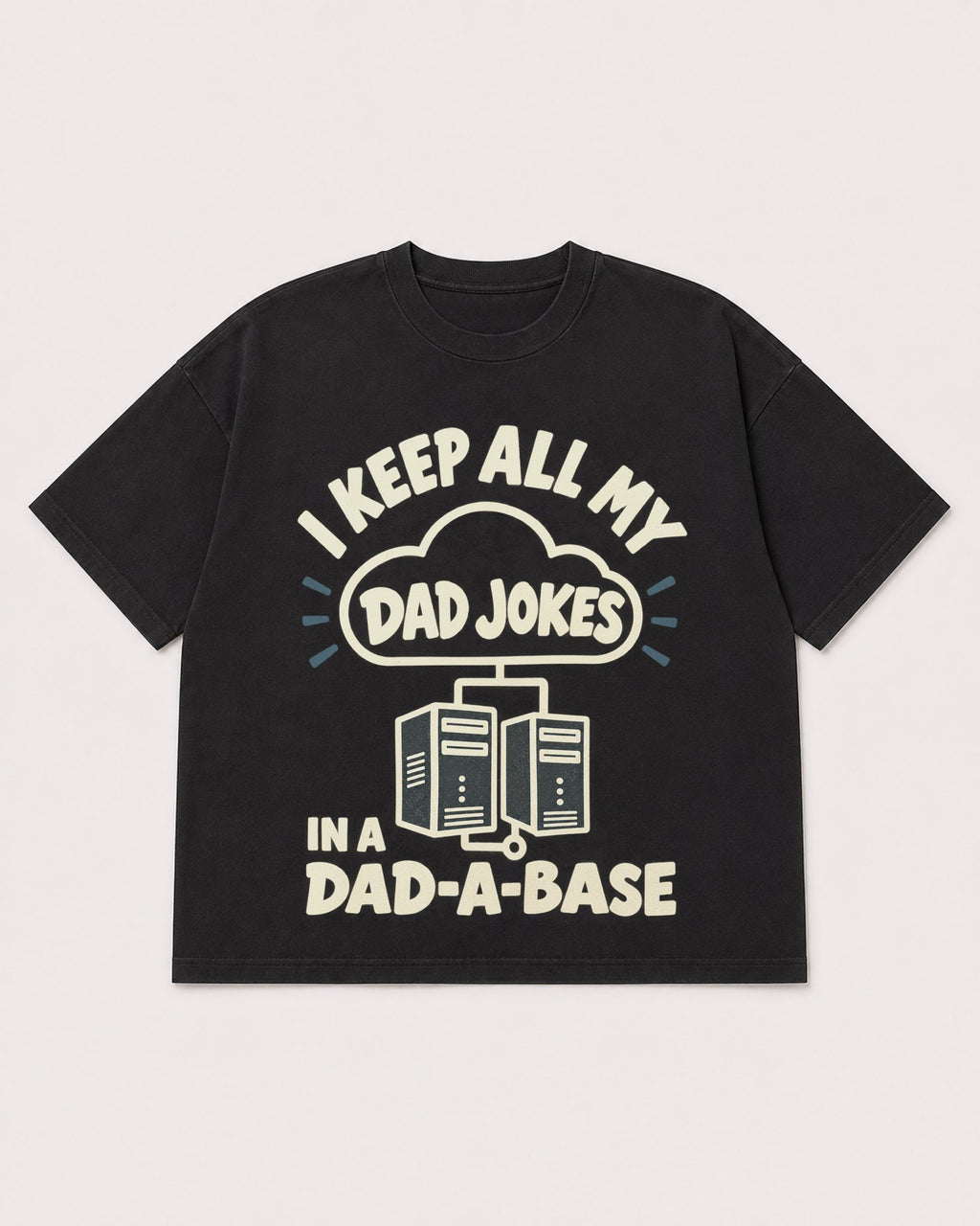 Mockup Boxy Heavyweight Tee Black product