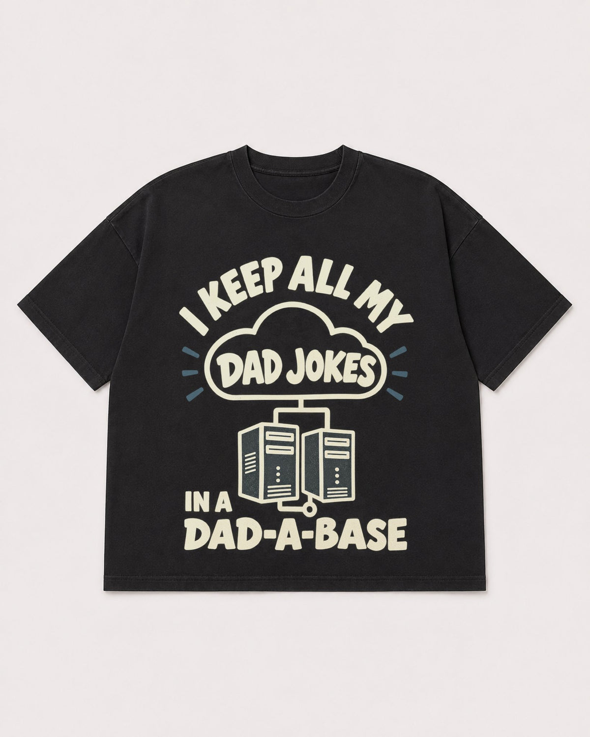 Mockup Boxy Heavyweight Tee Black product
