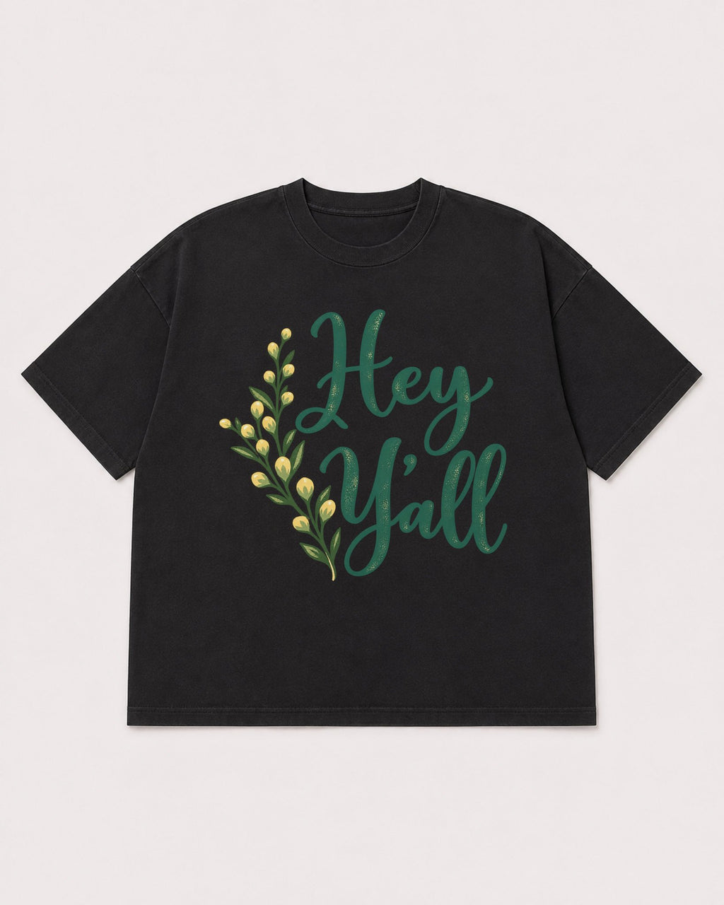 Mockup Boxy Heavyweight Tee Black product