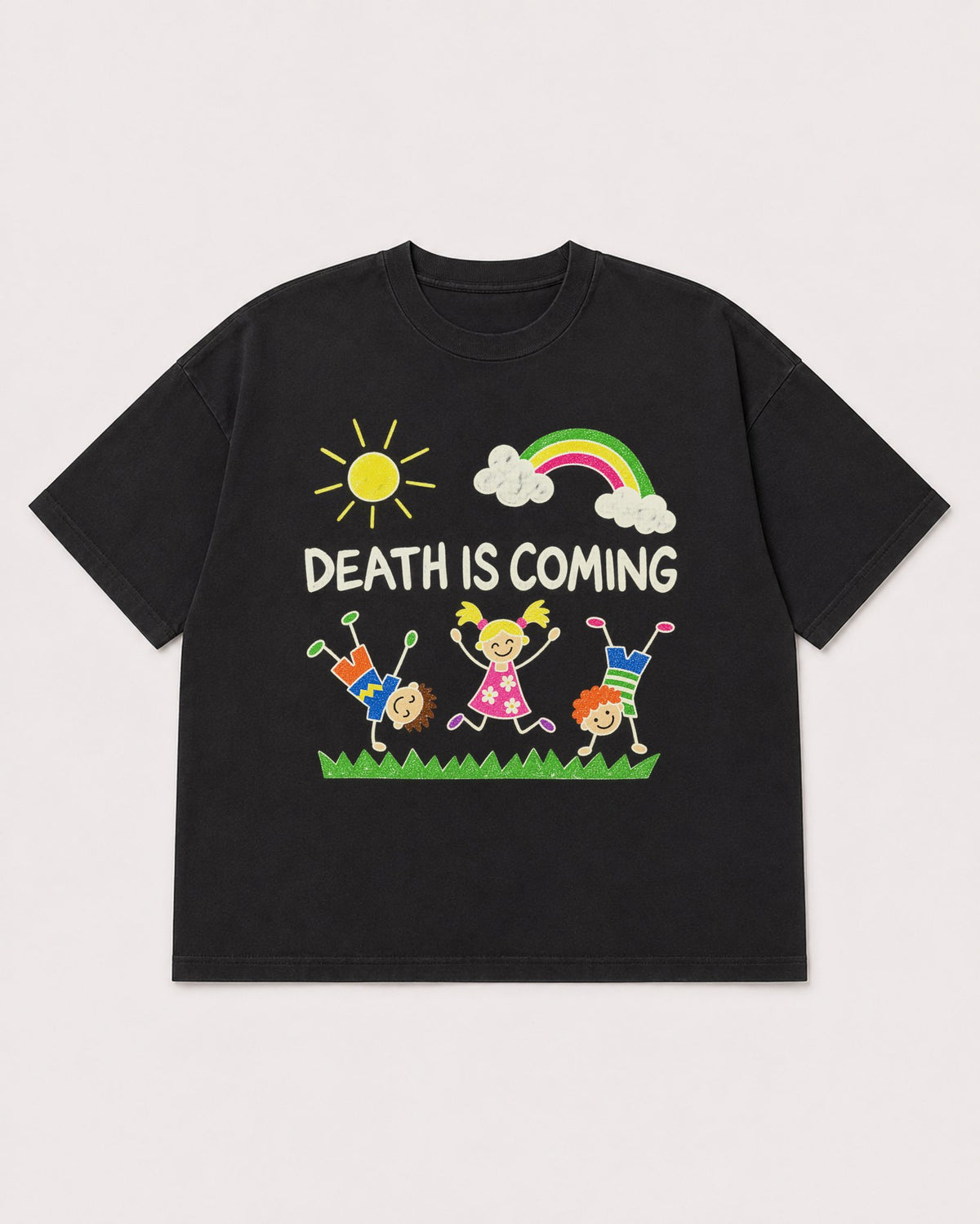 Mockup Boxy Heavyweight Tee Black product