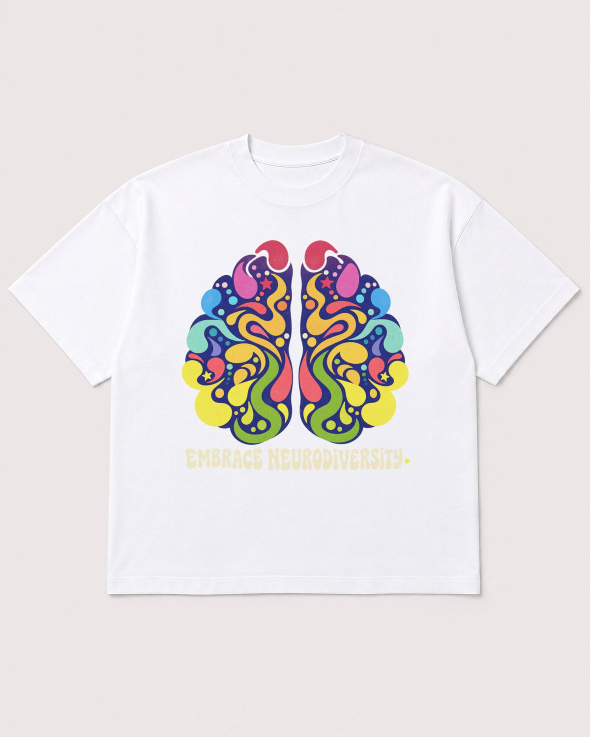 Mockup Boxy Heavyweight Tee White product