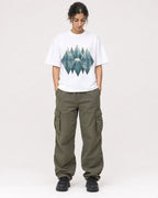 Mockup Boxy Heavyweight Tee White female full-body 17