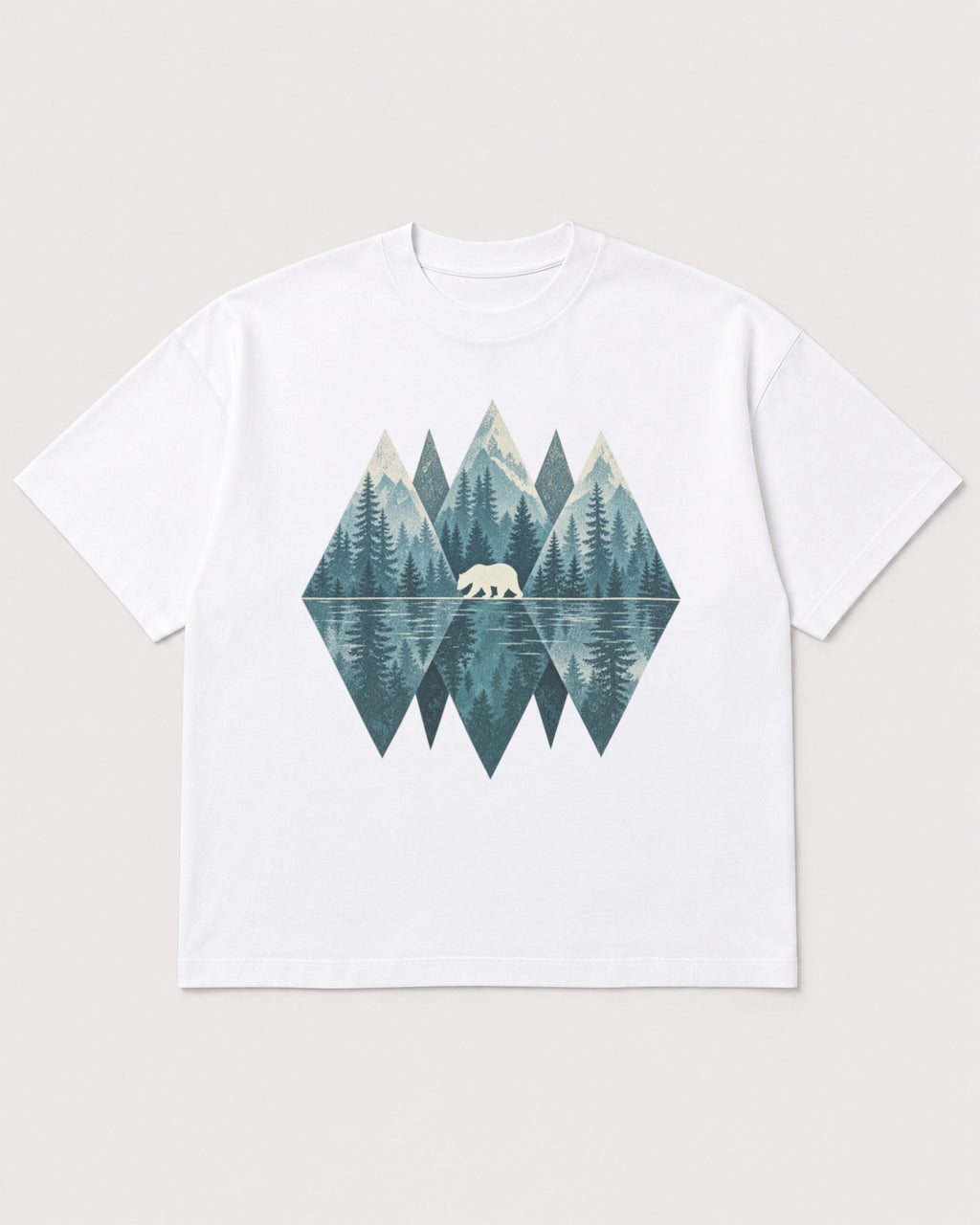 Mockup Boxy Heavyweight Tee White product