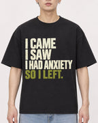 Mockup Boxy Heavyweight Tee Black male close-up 01