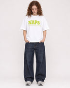 Mockup Boxy Heavyweight Tee White female full-body 09