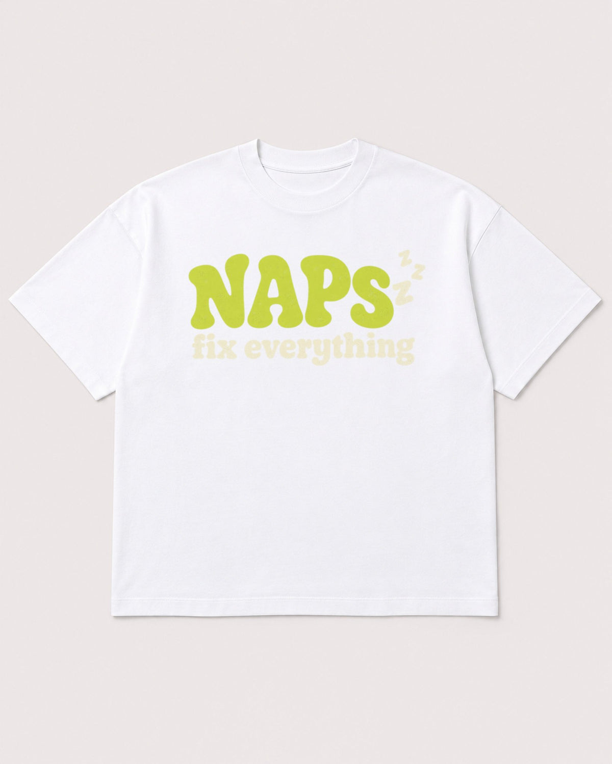 Mockup Boxy Heavyweight Tee White product