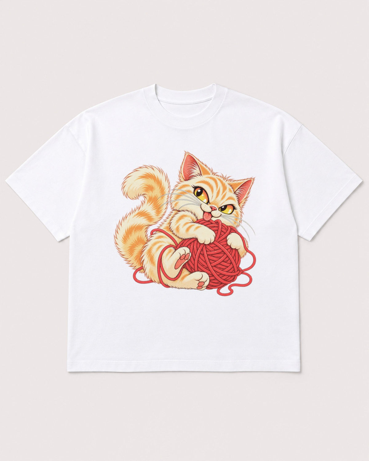 Mockup Boxy Heavyweight Tee White product