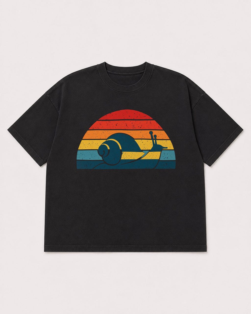 Mockup Boxy Heavyweight Tee Black product