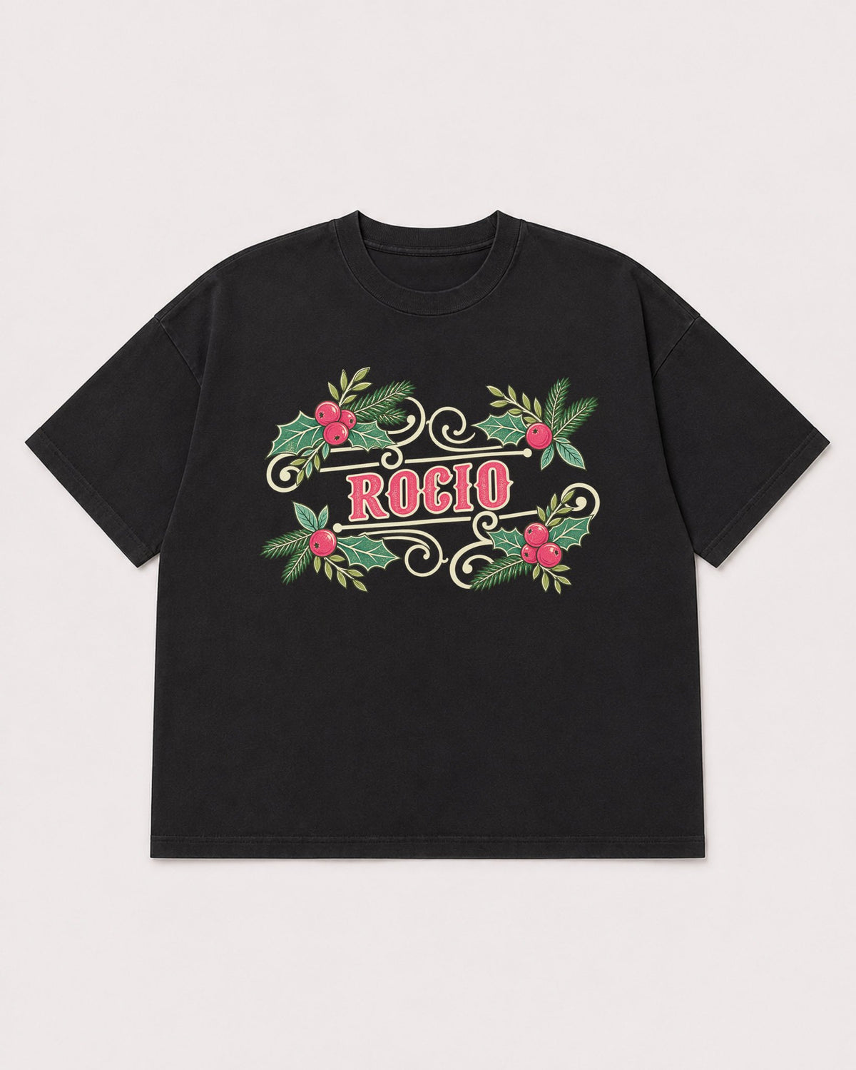 Mockup Boxy Heavyweight Tee Black product