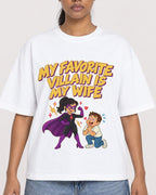 Mockup Boxy Heavyweight Tee White female close-up 25