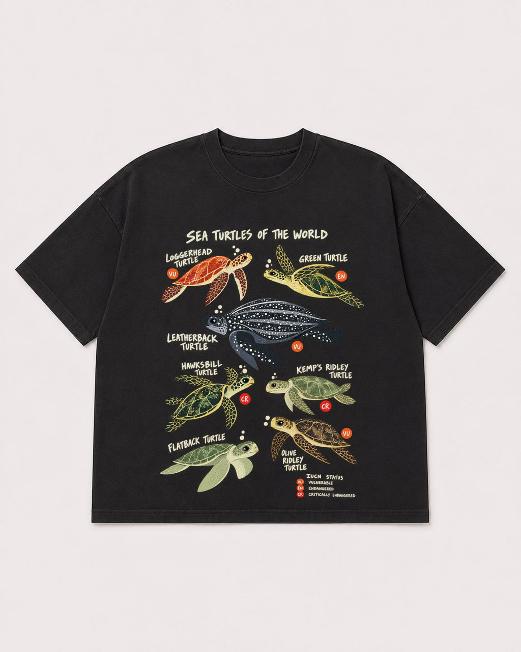 Mockup Boxy Heavyweight Tee Black product