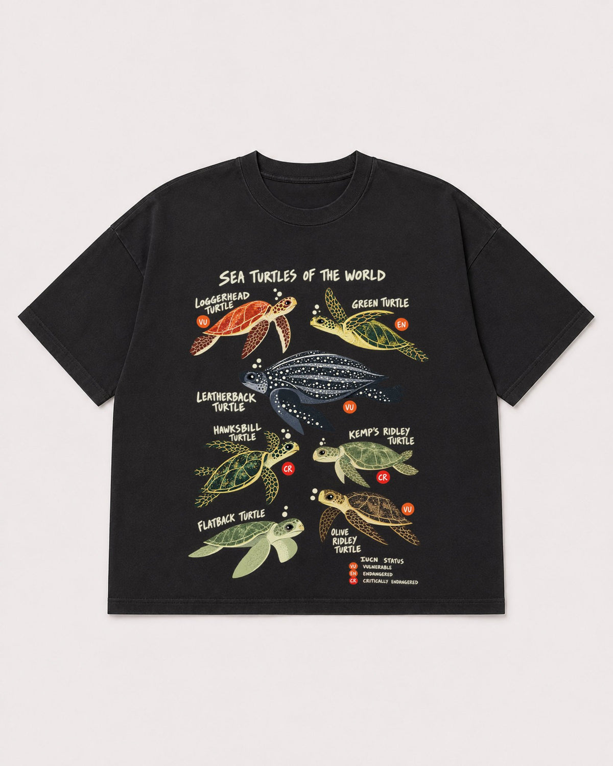 Mockup Boxy Heavyweight Tee Black product