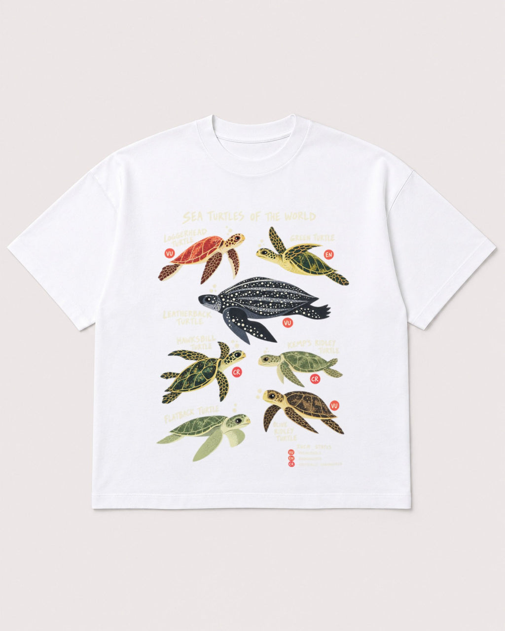 Mockup Boxy Heavyweight Tee White product