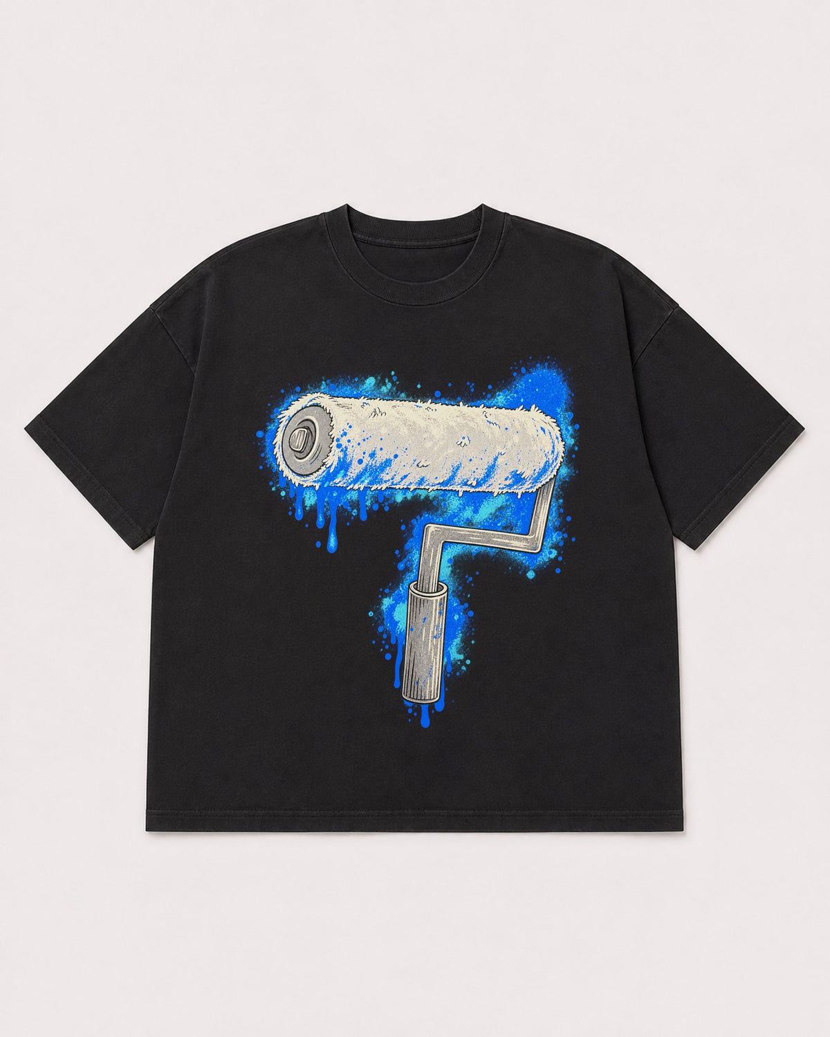 Mockup Boxy Heavyweight Tee Black product